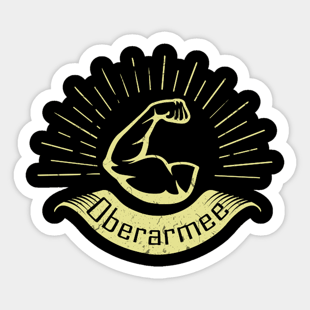 Body Builder Oberarmee Sticker by HBfunshirts